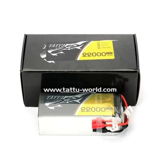 TATTU 22.2V 25C 6 S1P 22000mAh Lipo batterie für Multi rotors Drone Agriculture Drone